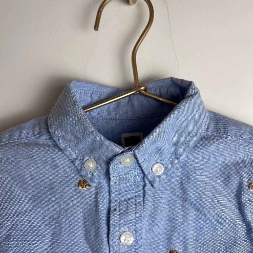 Janie and Jack Embroidered Bulldog Buttondown 18-24 months